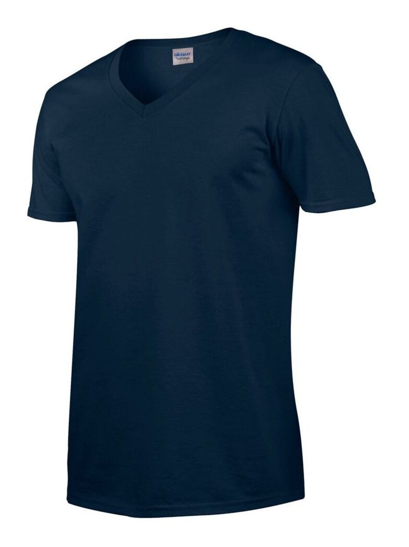 Gildan - T-shirt SOFTSTYLE Bleu marine - Kiabi