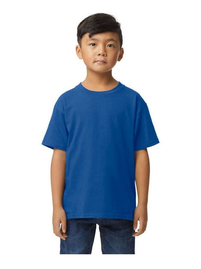 Gildan - T-shirt SOFTSTYLE Bleu roi - Kiabi