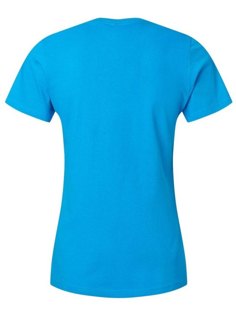 Gildan - T-shirt SOFTSTYLE Bleu saphir - Kiabi