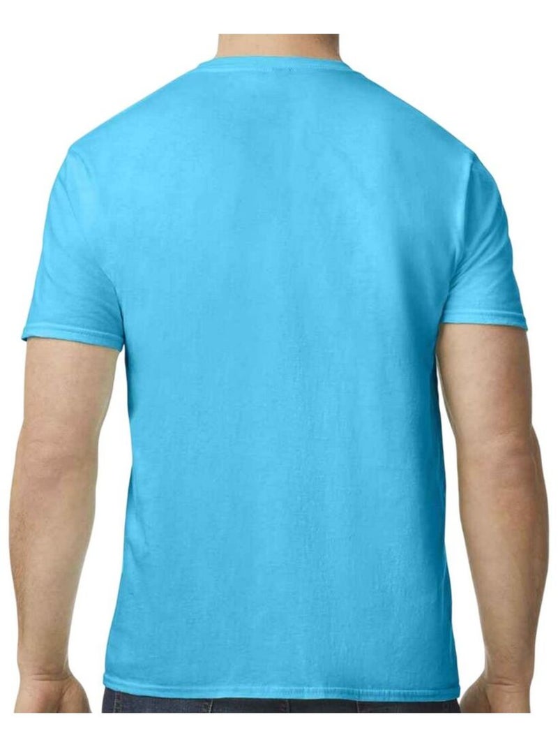Gildan - T-shirt SOFTSTYLE EZ Bleu - Kiabi