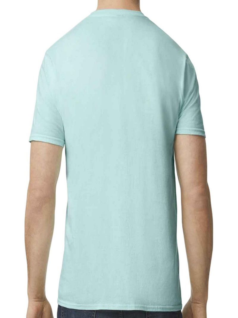 Gildan - T-shirt SOFTSTYLE EZ Bleu turquoise - Kiabi