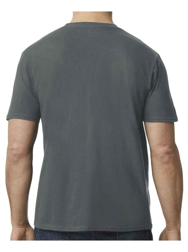 Gildan - T-shirt SOFTSTYLE EZ Gris Noir - Kiabi