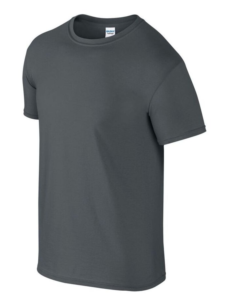 Gildan - T-shirt SOFTSTYLE Gris Noir - Kiabi