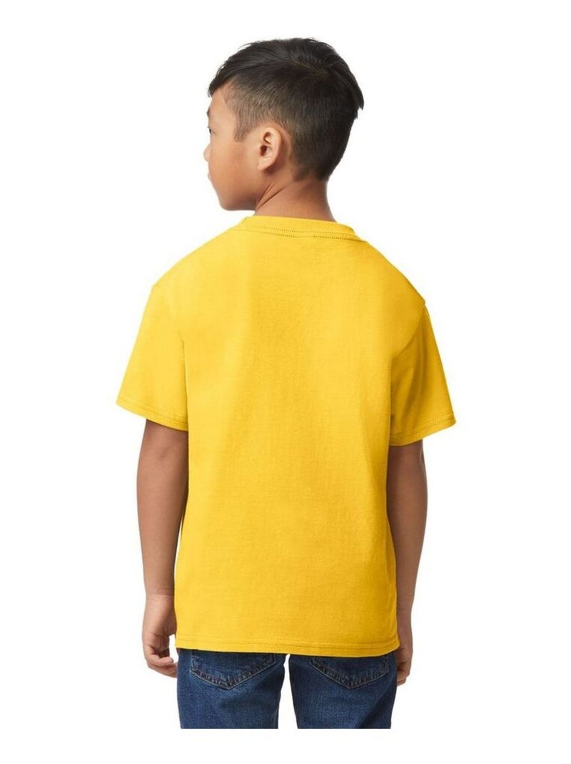 Gildan - T-shirt SOFTSTYLE Jaune poussin - Kiabi