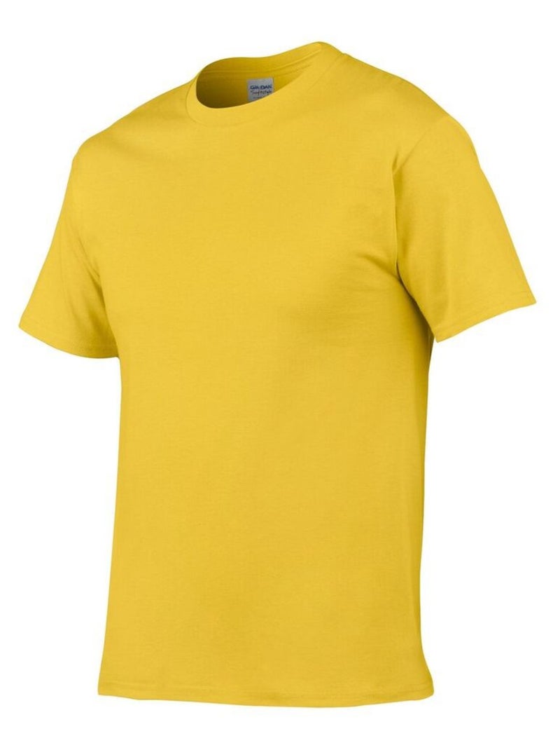 Gildan - T-shirt SOFTSTYLE Jaune poussin - Kiabi