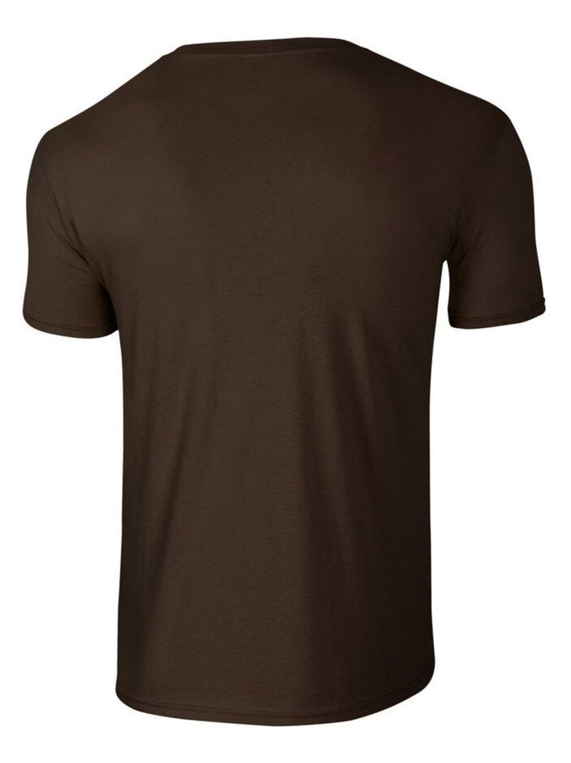 Gildan - T-shirt SOFTSTYLE Marron foncé - Kiabi