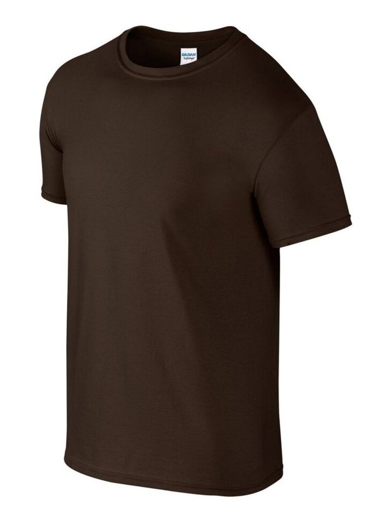 Gildan - T-shirt SOFTSTYLE Marron foncé - Kiabi