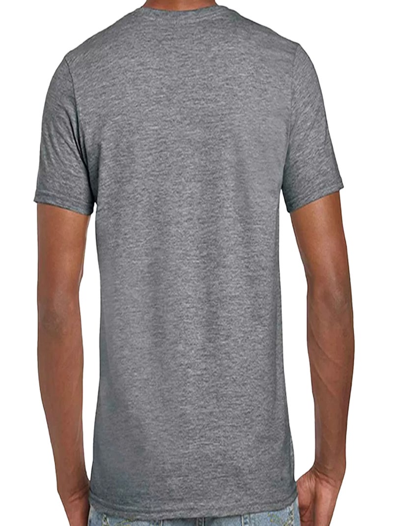 Gildan - T-shirt SOFTSTYLE Noir Gris - Kiabi