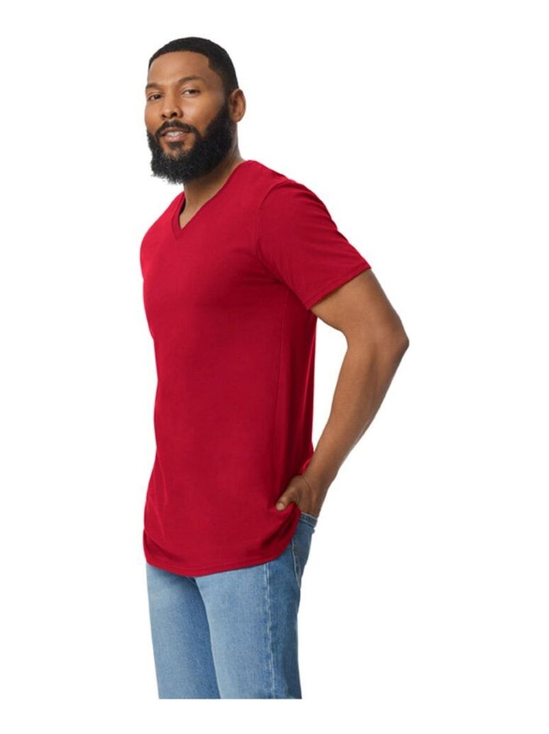 Gildan - T-shirt SOFTSTYLE Rouge clair - Kiabi