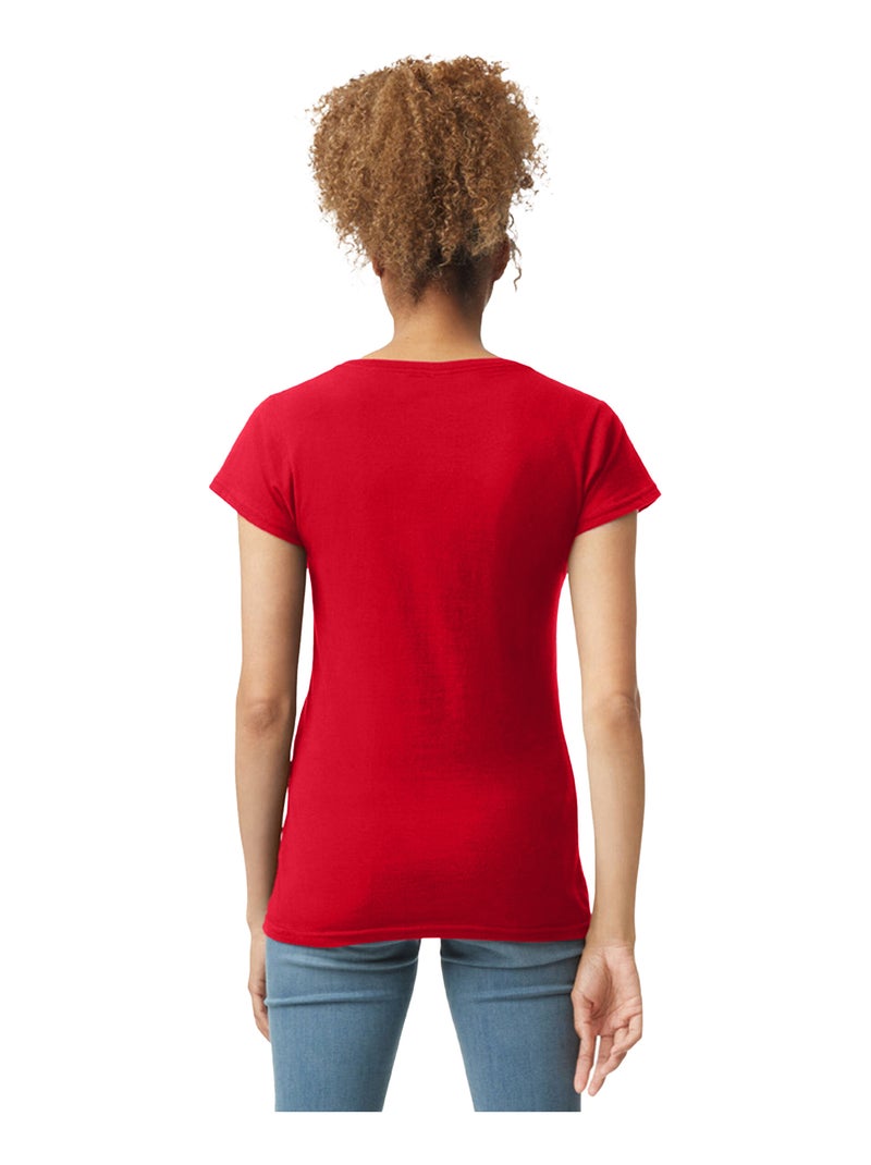 Gildan - T-shirt SOFTSTYLE Rouge - Kiabi