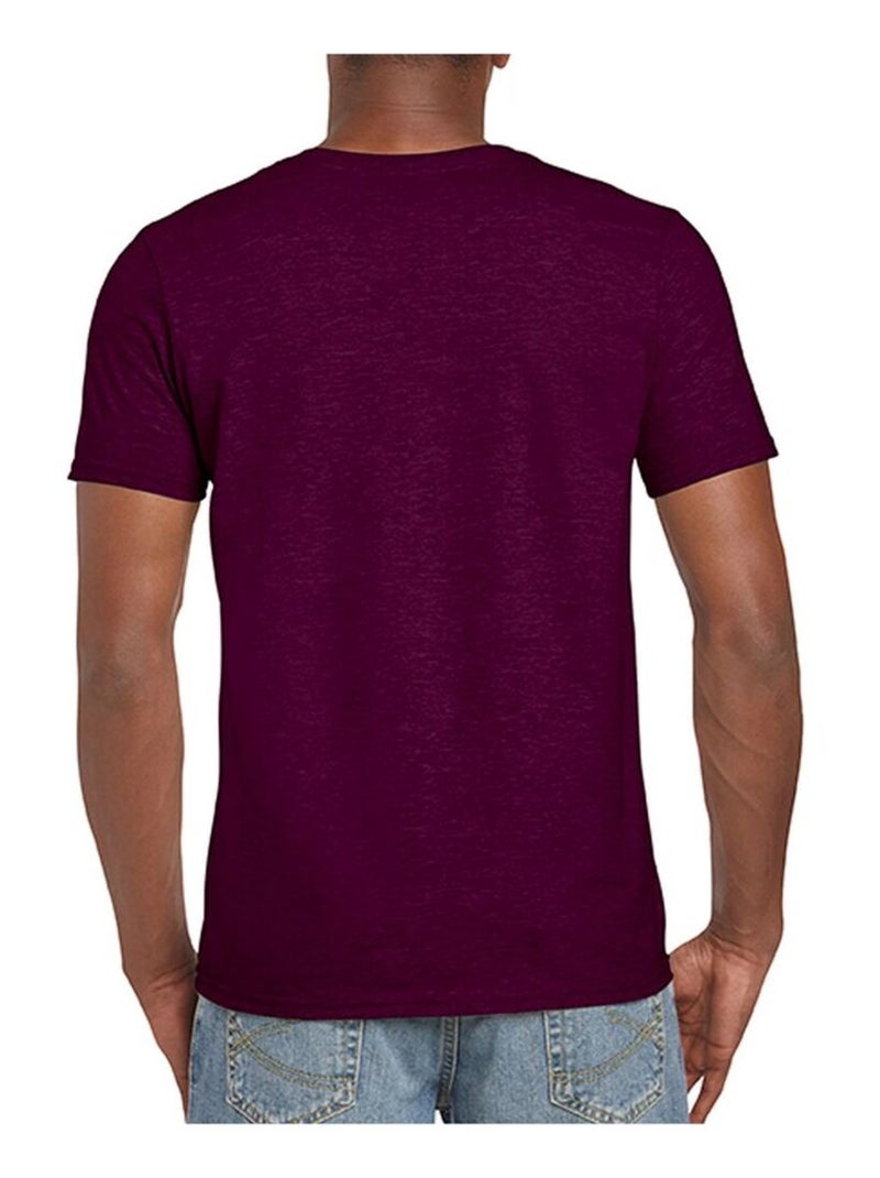 Gildan - T-shirt SOFTSTYLE Rouge pourpre - Kiabi