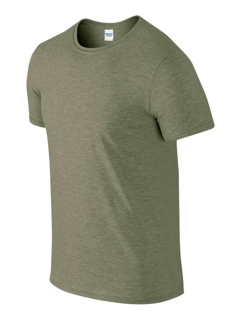 Gildan - T-shirt SOFTSTYLE Vert bouteille - Kiabi