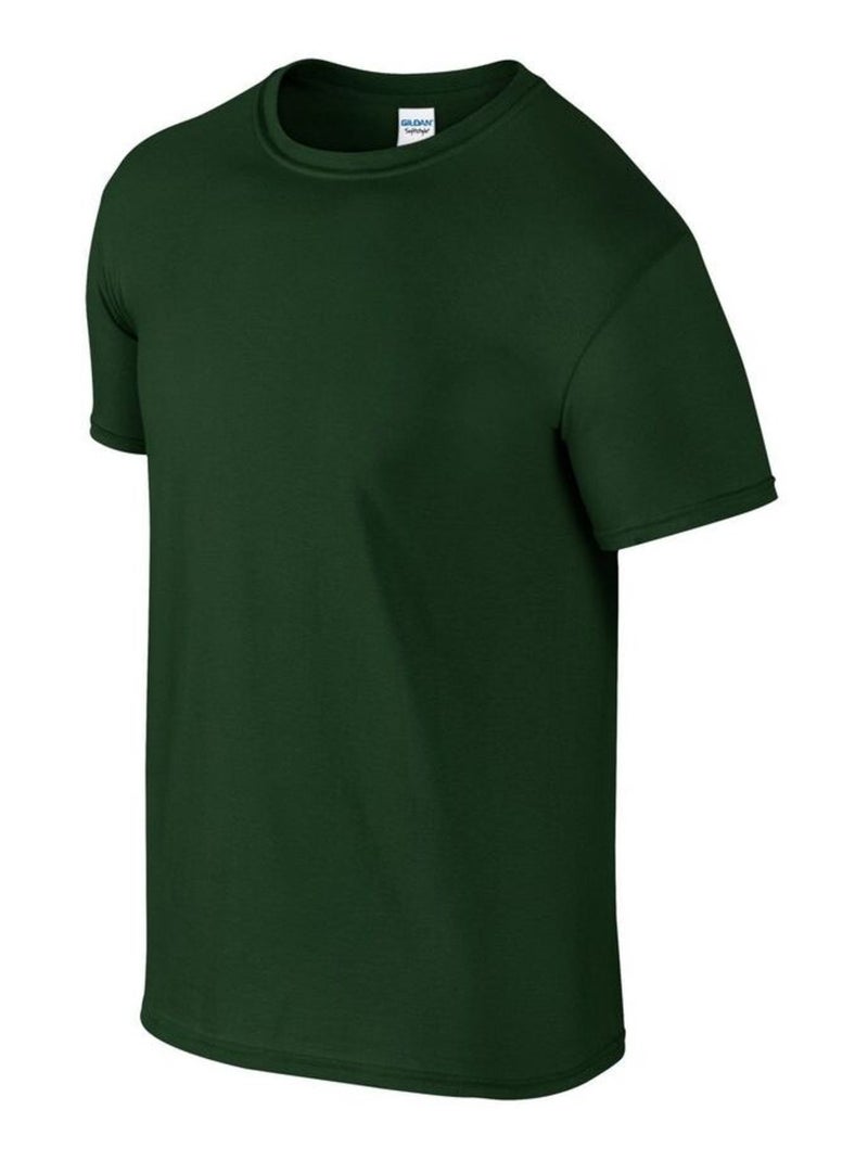 Gildan - T-shirt SOFTSTYLE Vert forêt - Kiabi