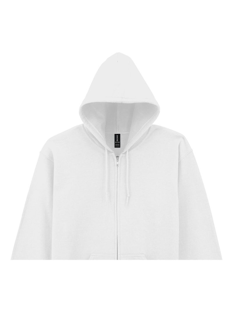 Gildan - Veste à capuche Blanc - Kiabi