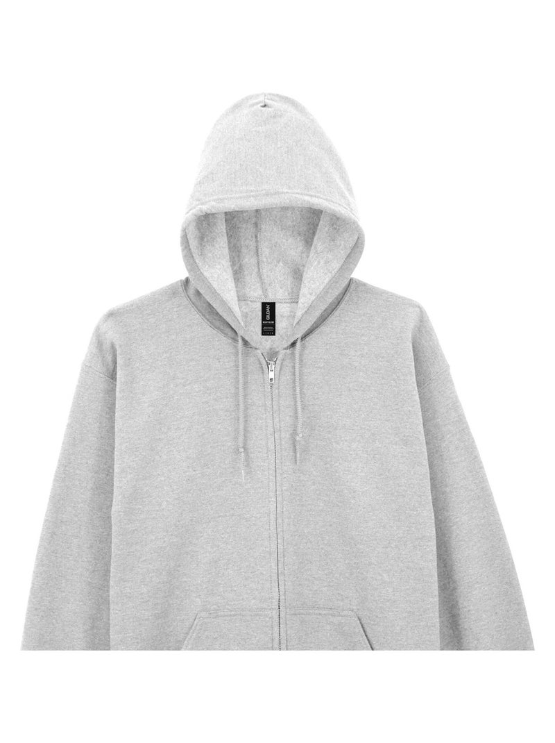 Gildan - Veste à capuche gris anthracite - Kiabi