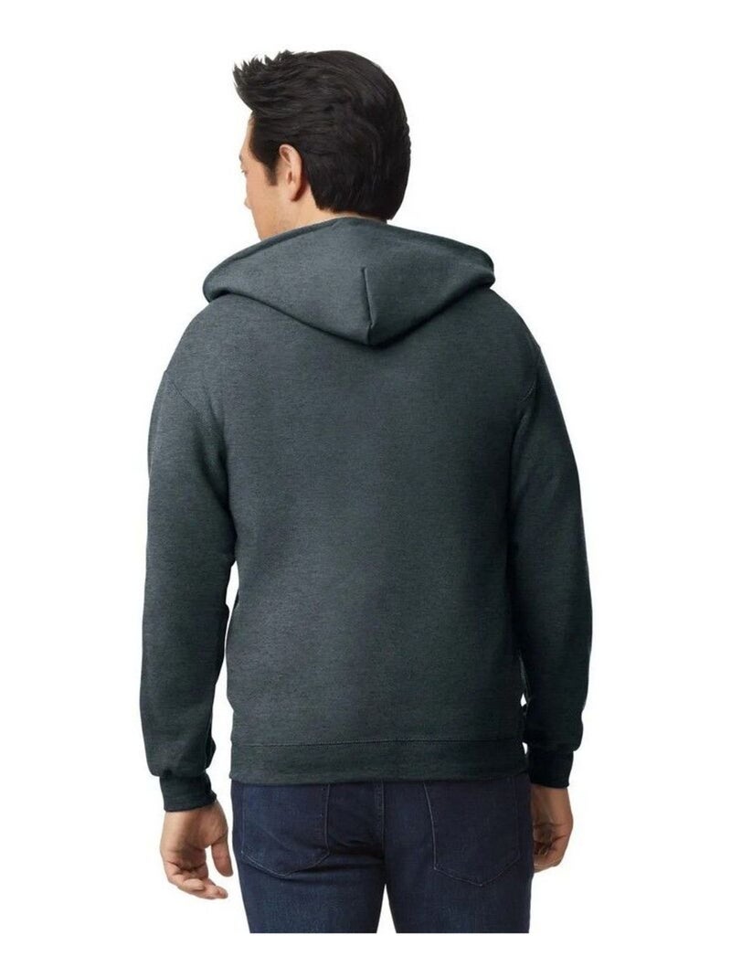 Gildan - Veste à capuche Gris foncé - Kiabi