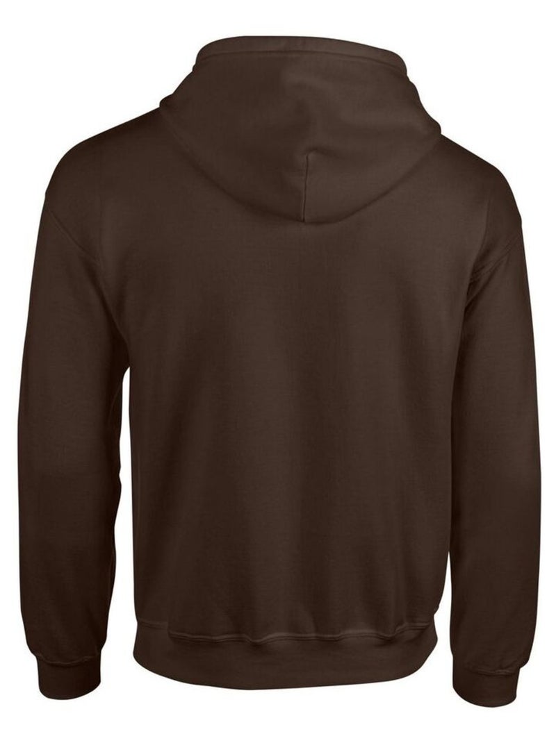 Gildan - Veste à capuche Marron foncé - Kiabi
