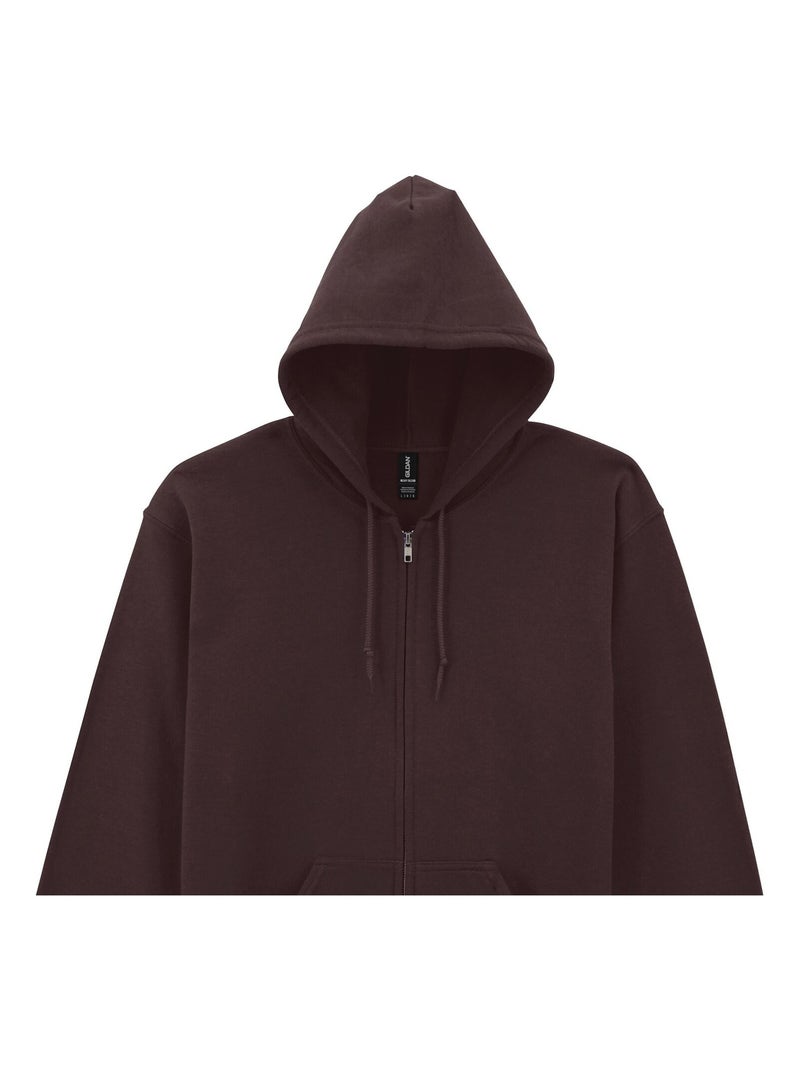 Gildan - Veste à capuche Marron foncé - Kiabi