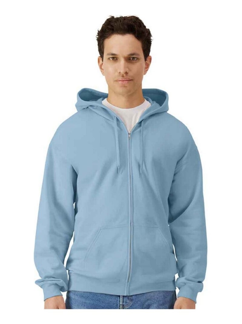 Gildan - Veste à capuche SOFTSTYLE Gris Bleu - Kiabi