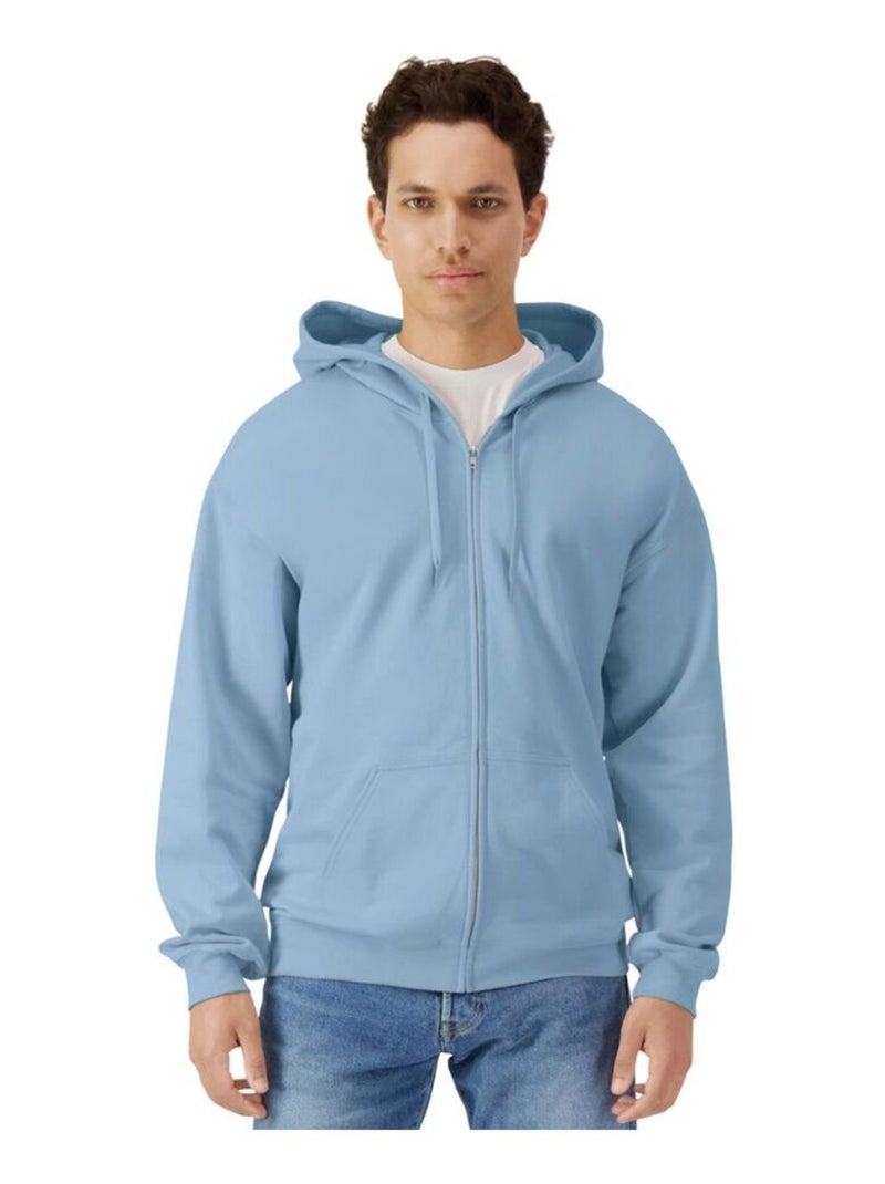 Gildan - Veste à capuche SOFTSTYLE Gris Bleu - Kiabi