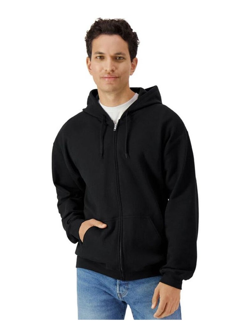 Gildan - Veste à capuche SOFTSTYLE Noir - Kiabi