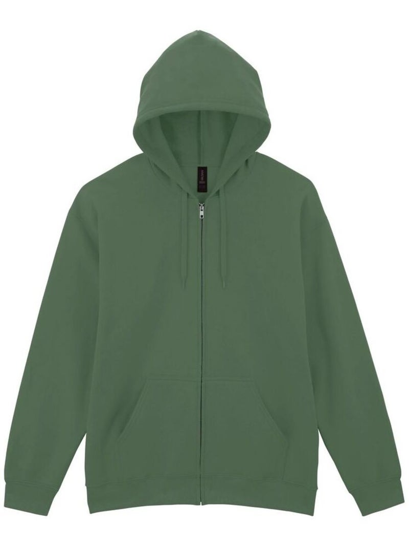 Gildan - Veste à capuche SOFTSTYLE Vert kaki - Kiabi