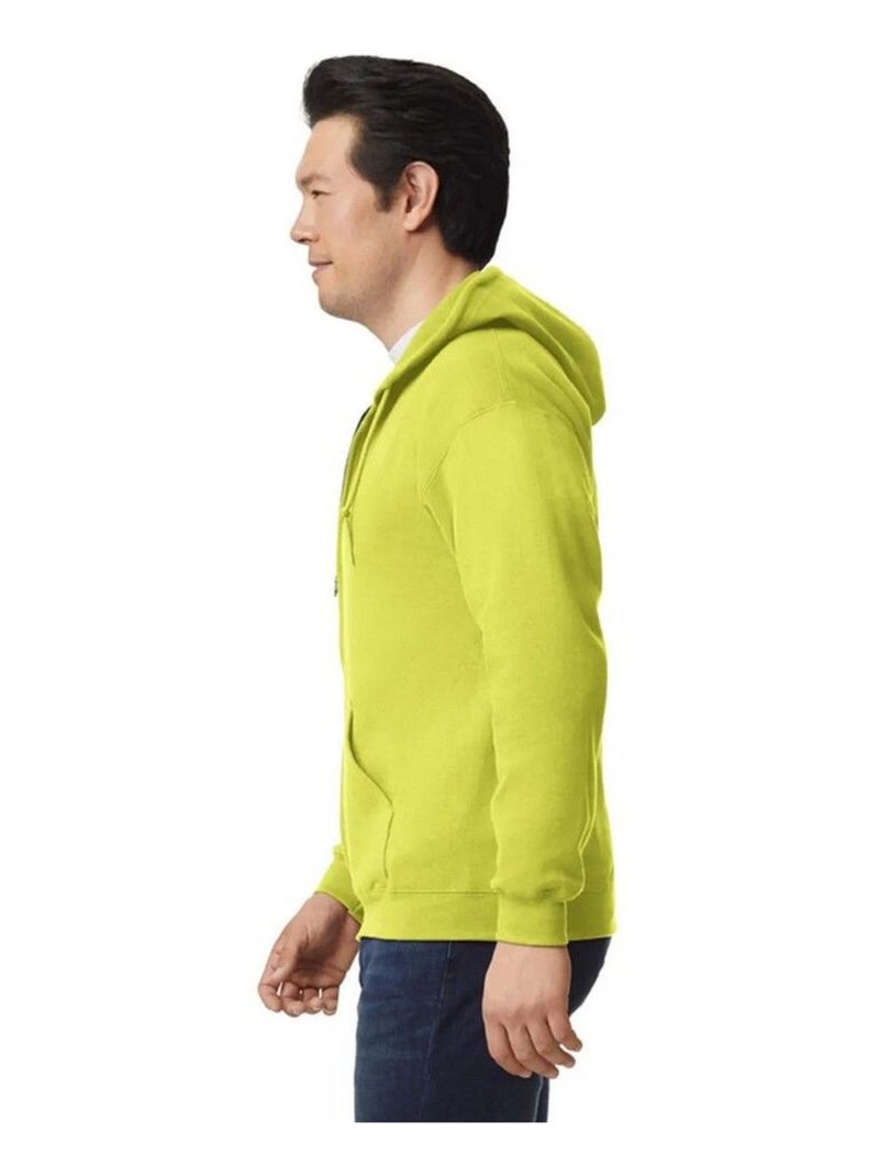 Gildan - Veste à capuche Vert fluo - Kiabi