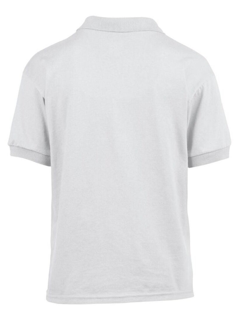 Gildan DryBlend - Polo unisexe Blanc - Kiabi