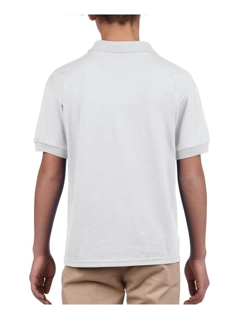 Gildan DryBlend - Polo unisexe Blanc - Kiabi