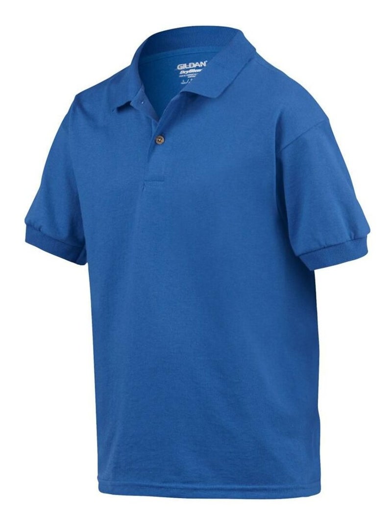 Gildan DryBlend - Polo unisexe Bleu roi - Kiabi