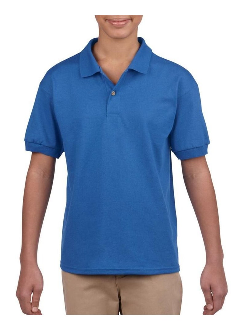 Gildan DryBlend - Polo unisexe Bleu roi - Kiabi