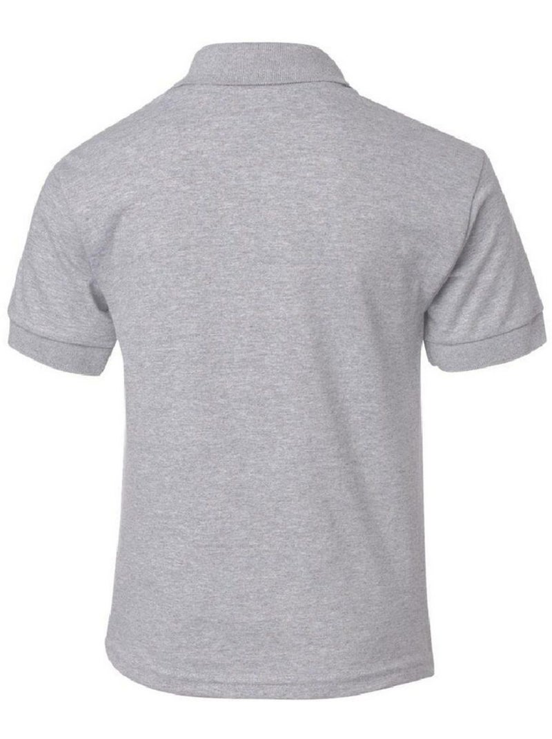 Gildan DryBlend - Polo unisexe Gris moyen - Kiabi