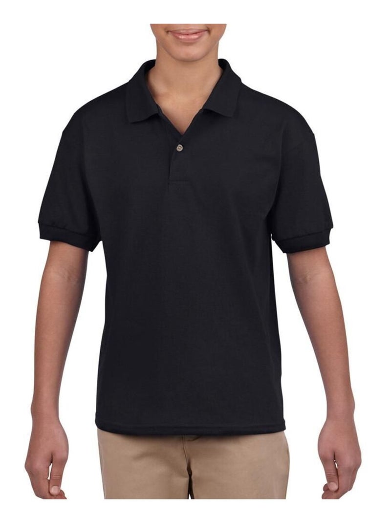 Gildan DryBlend - Polo unisexe Noir - Kiabi