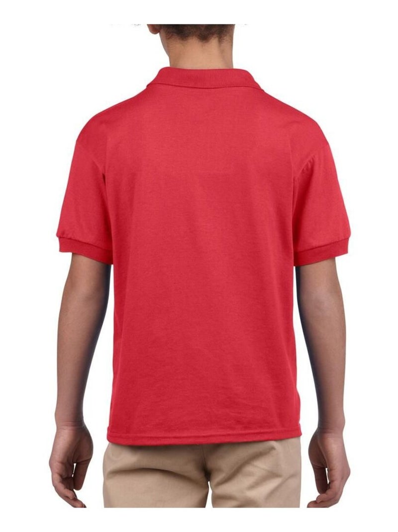 Gildan DryBlend - Polo unisexe Rouge - Kiabi
