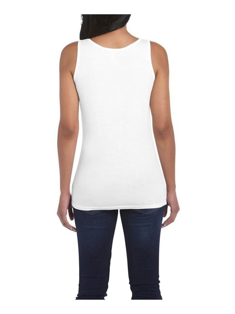 Gildan Gilet débardeur style doux pour femmes Blanc - Kiabi