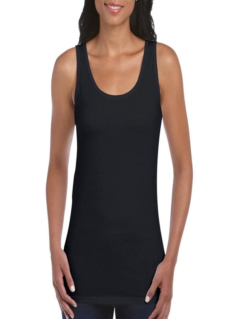 Gildan Gilet débardeur style doux pour femmes Noir - Kiabi