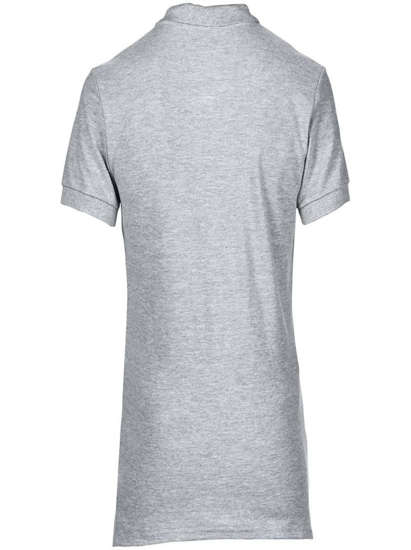 Gildan Polo Sport Double Pique en coton premium pour femmes/dames Gris moyen - Kiabi