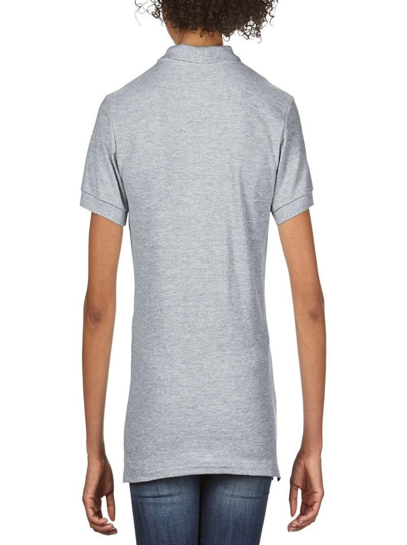 Gildan Polo Sport Double Pique en coton premium pour femmes/dames Gris moyen - Kiabi