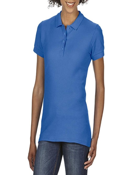 Gildan Softstyle Womens/Ladies - Polo à manches courtes en double piqué - Kiabi