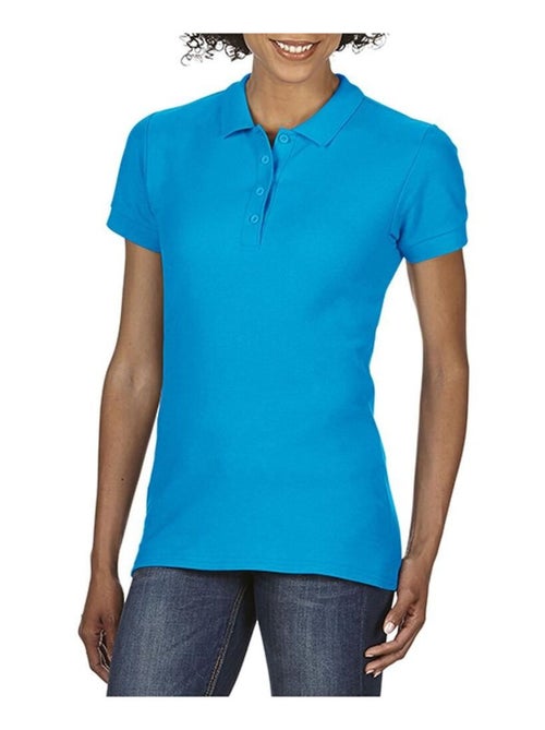 Gildan Softstyle Womens/Ladies - Polo à manches courtes en double piqué - Kiabi