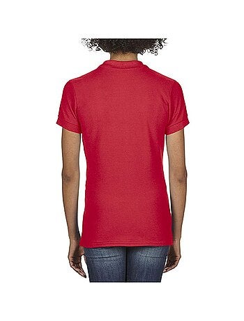 Gildan Softstyle Womens/Ladies - Polo à manches courtes en double piqué