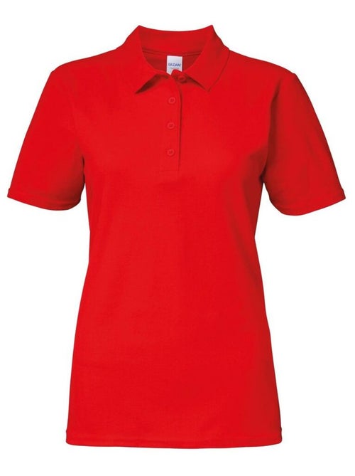 Gildan Softstyle Womens/Ladies - Polo à manches courtes en double piqué - Kiabi