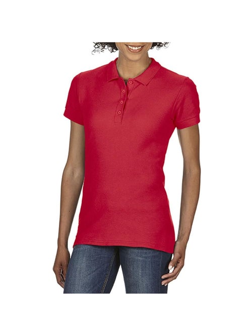 Gildan Softstyle Womens/Ladies - Polo à manches courtes en double piqué - Kiabi