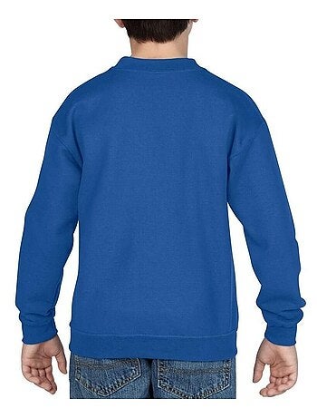 Gildan Sweat-shirt unisexe à col ras du cou en mélange lourd pour enfants