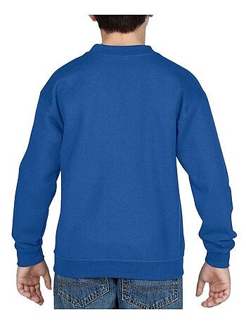 Gildan Sweat-shirt unisexe à col ras du cou en mélange lourd pour enfants