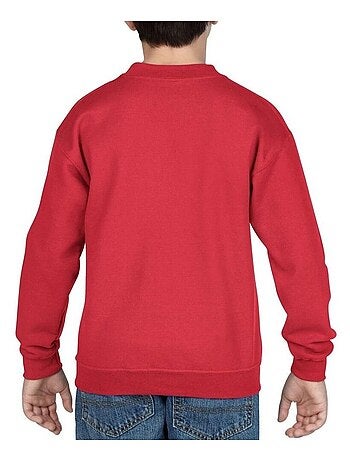Gildan Sweat-shirt unisexe à col ras du cou en mélange lourd pour enfants