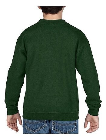 Gildan Sweat-shirt unisexe à col ras du cou en mélange lourd pour enfants