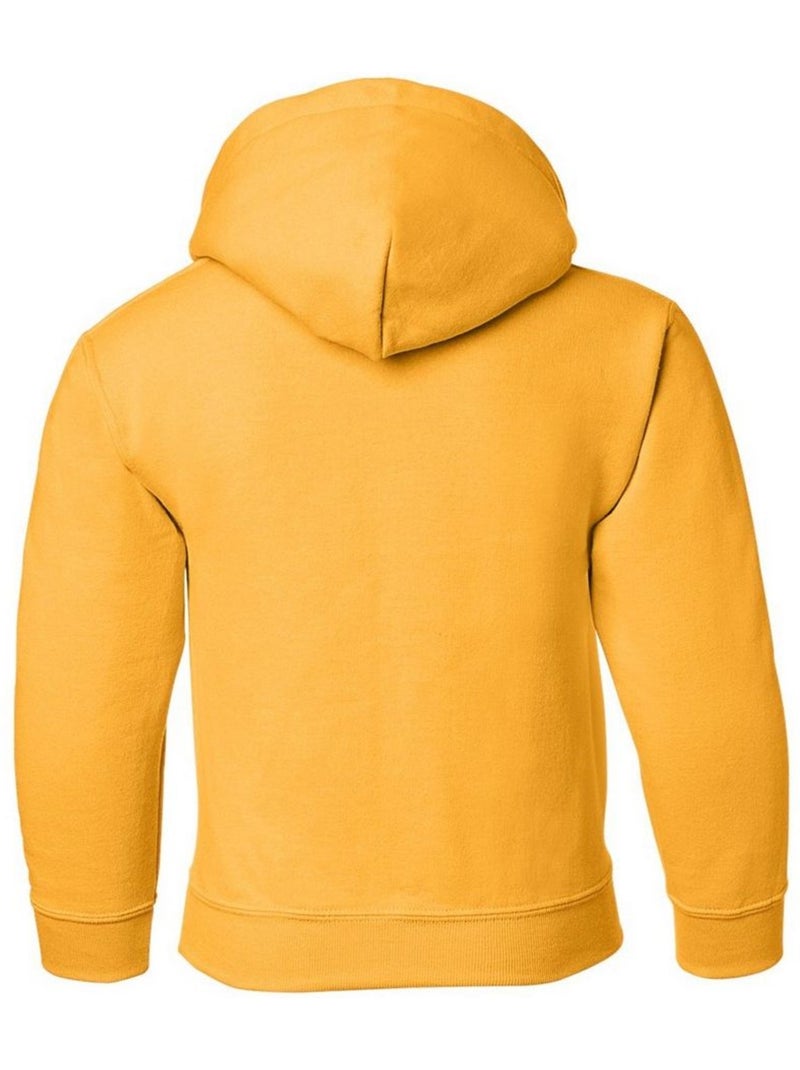 Gildan Sweatshirt à capuche unisexe pour enfants à forte teneur en fibres, Top / Hoodie Jaune foncé - Kiabi