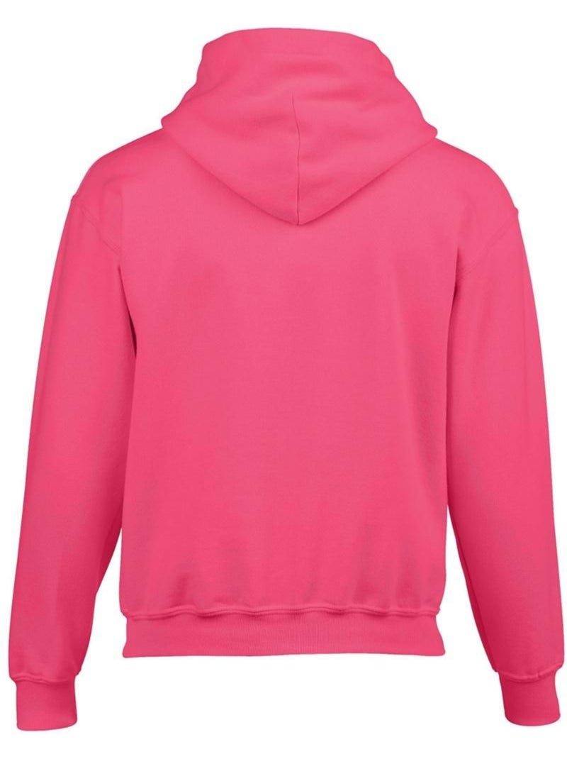 Gildan Sweatshirt à capuche unisexe pour enfants à forte teneur en fibres, Top / Hoodie Rose foncé - Kiabi