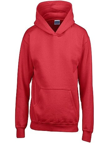 Gildan Sweatshirt à capuche unisexe pour enfants à forte teneur en fibres, Top / Hoodie